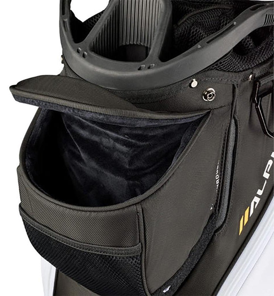 Wilson Alpine cart bag, nero/bianco/arancione