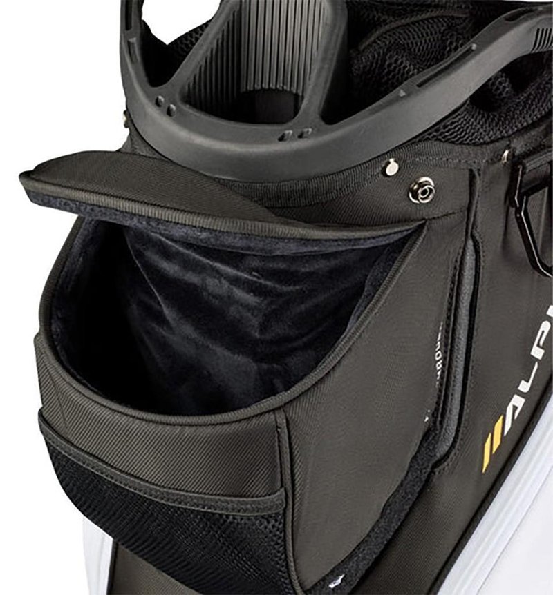 Wilson Alpine cart bag, nero/bianco/arancione
