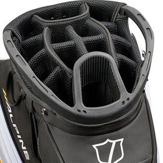 Wilson Alpine cart bag, nero/bianco/arancione