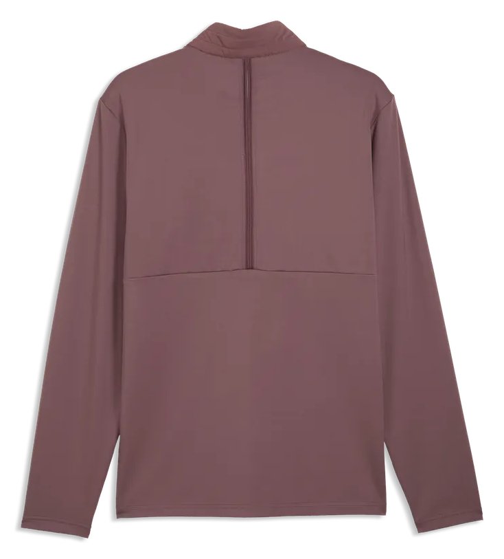 Puma Cloudspun Tech Hybrid 1/2 Zip giacca da uomo, rich cocoa
