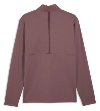 Puma Cloudspun Tech Hybrid 1/2 Zip giacca da uomo, rich cocoa