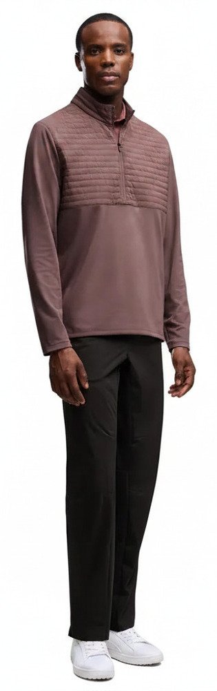 Puma Cloudspun Tech Hybrid 1/2 Zip giacca da uomo, rich cocoa