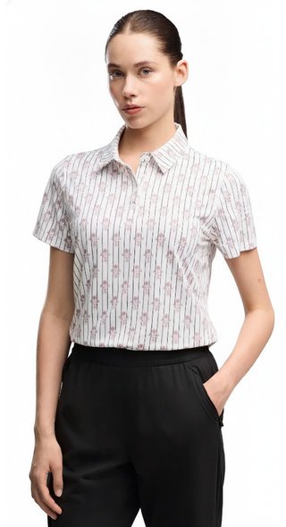 Puma Poppy polo da donna, warm white