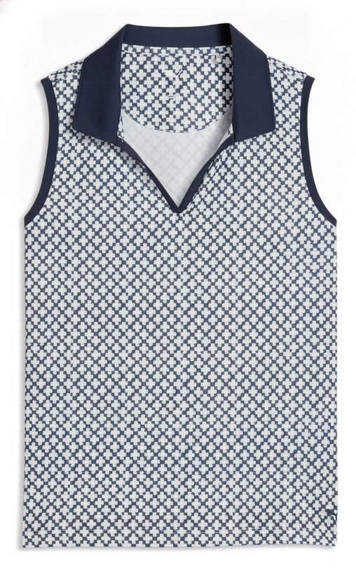 Puma Club Sleeveless polo da uomo, deep navy