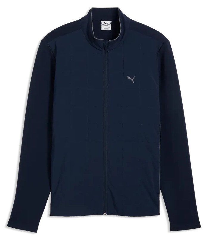 Puma Cloudspun Fleece Hybrid giacca da uomo, deep navy