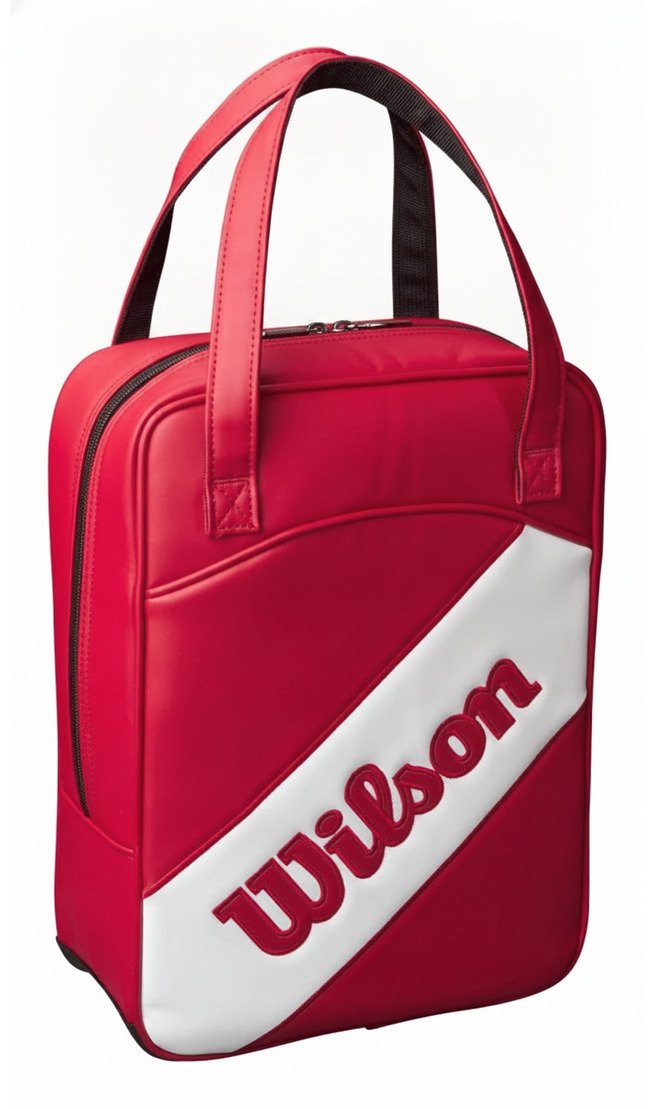 Wilson Practice bag 30" bag, rosso/bianco