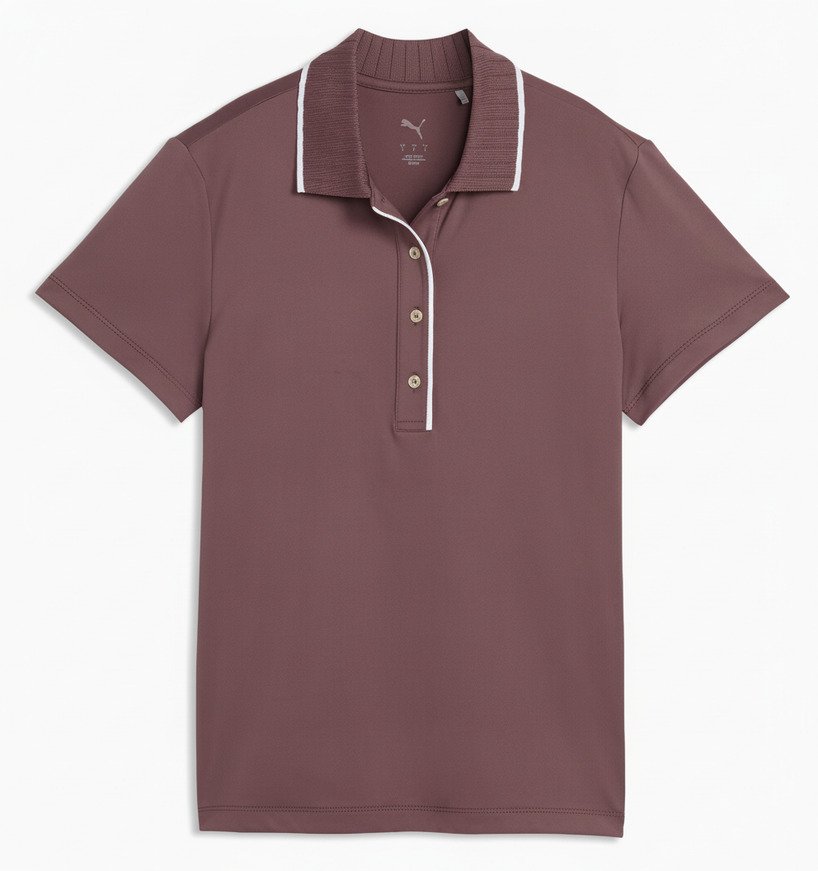 Puma Cloudspun Bridges polo donna, rich cocoa