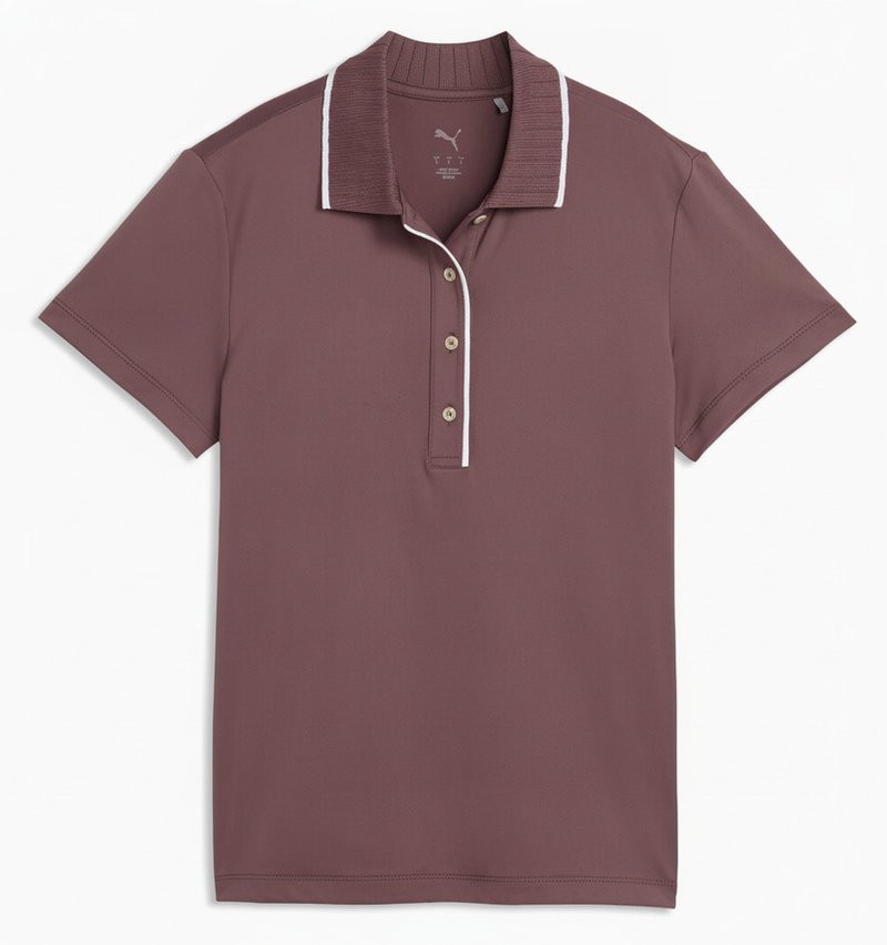Puma Cloudspun Bridges polo donna, rich cocoa