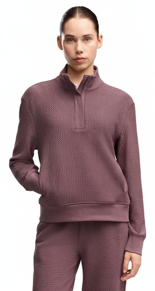 Puma Boulder 1/2 Zip felpa da donna, rich cocoa