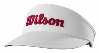 Wilson Tour visiera, bianco/rosso