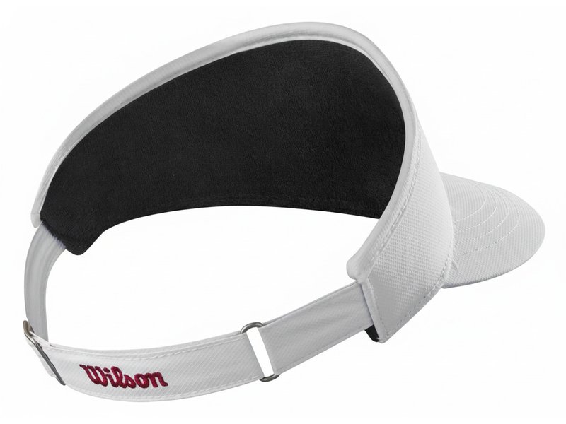 Wilson Tour visiera, bianco/rosso