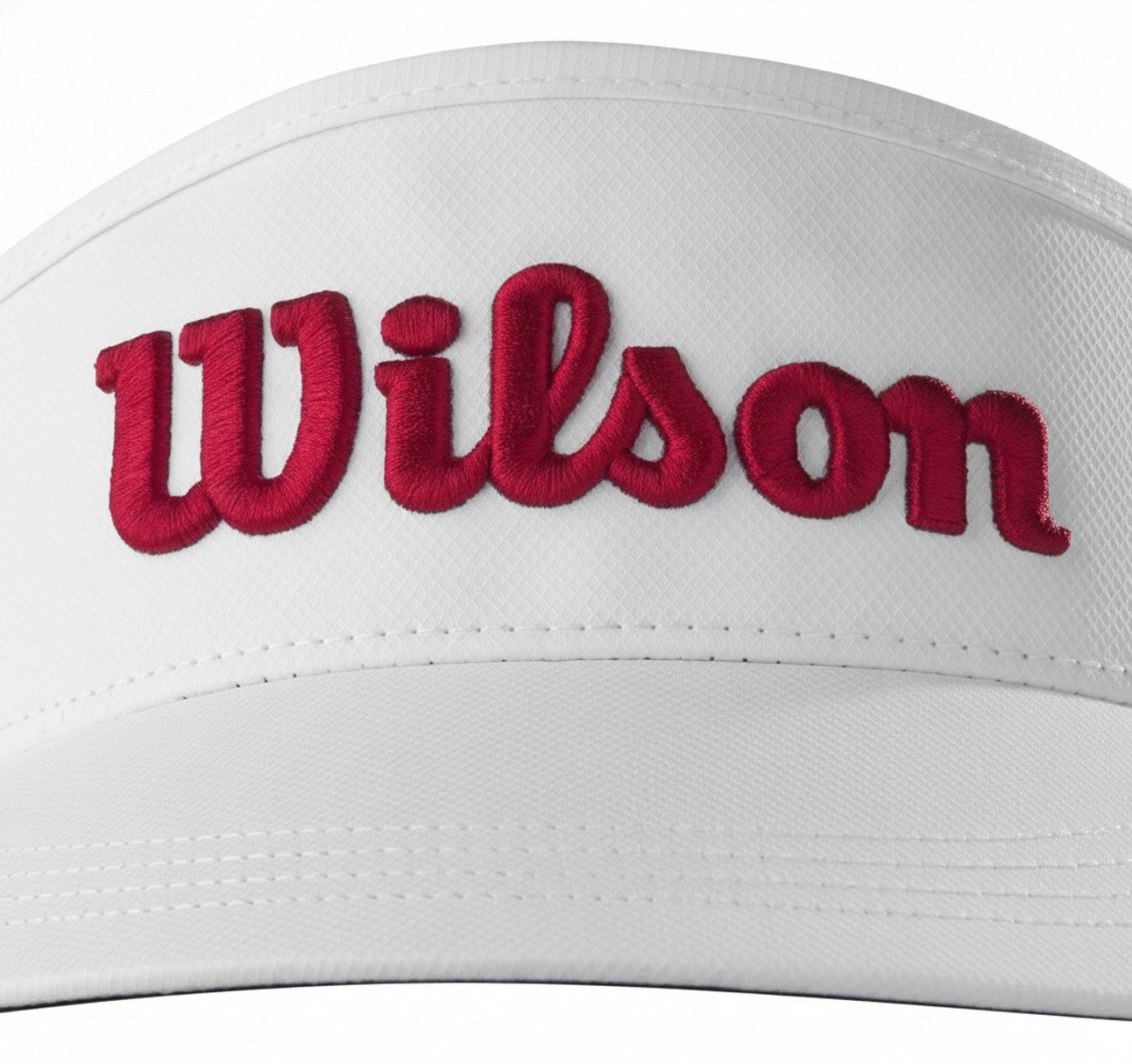 Wilson Tour visiera, bianco/rosso