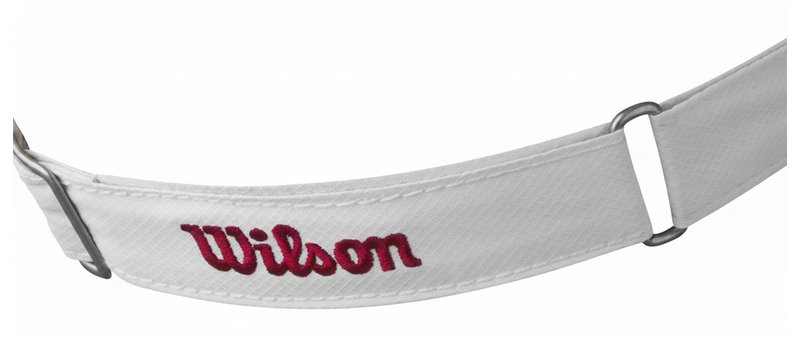 Wilson Tour visiera, bianco/rosso