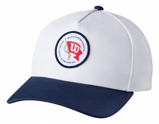 Wilson Vintage Patch cappellino, bianco/navy