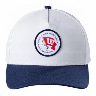 Wilson Vintage Patch cappellino, bianco/navy