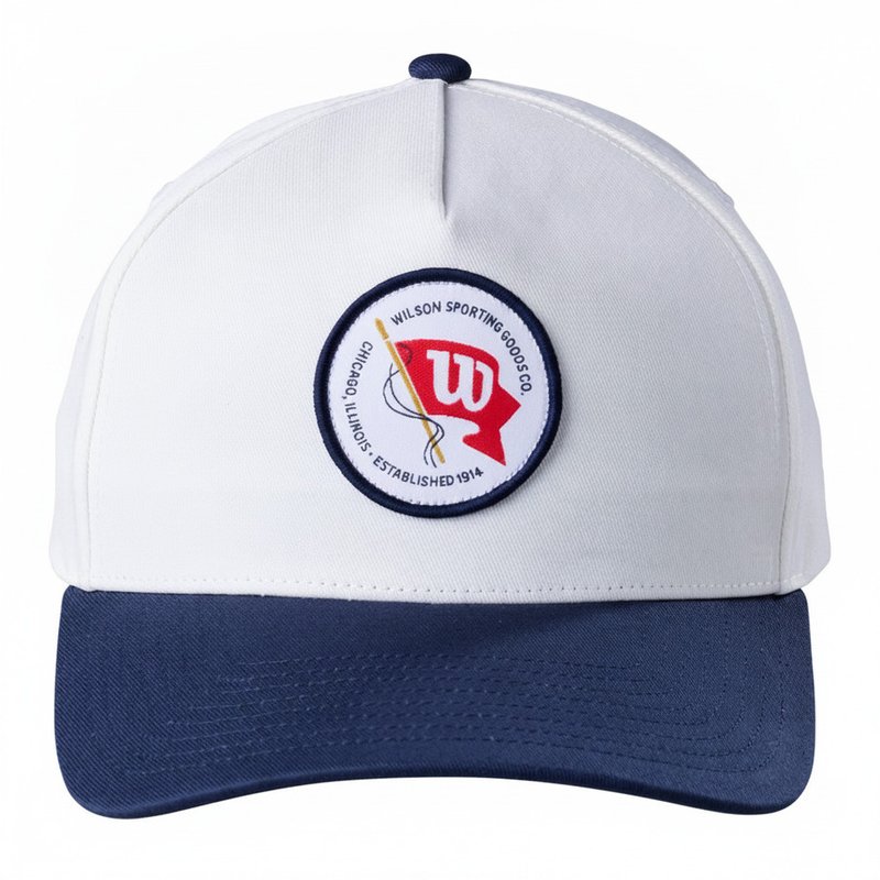 Wilson Vintage Patch cappellino, bianco/navy