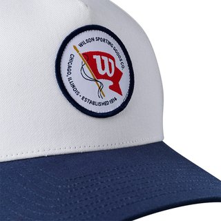 Wilson Vintage Patch cappellino, bianco/navy