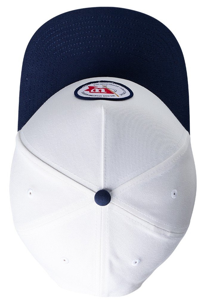 Wilson Vintage Patch cappellino, bianco/navy