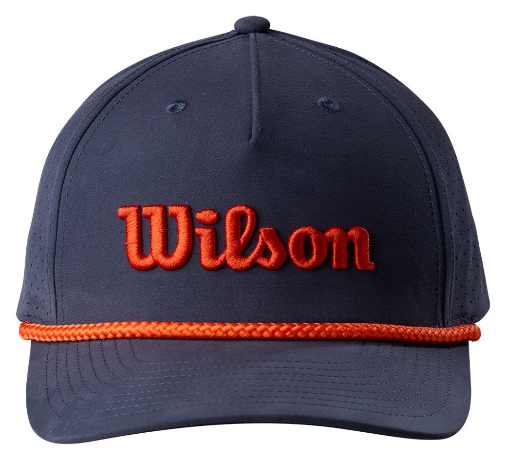 Wilson Rope cap 2026 cappellino, navy/orange