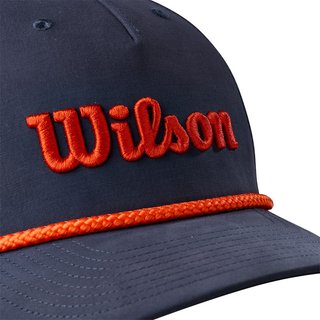 Wilson Rope cap 2026 cappellino, navy/orange