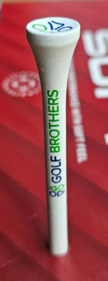 Golf Brothers Tees (bambus), bianco, 70mm, confezione da 50 pezzi
