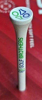 Golf Brothers Tees (bambus), bianco, 70mm, confezione da 50 pezzi