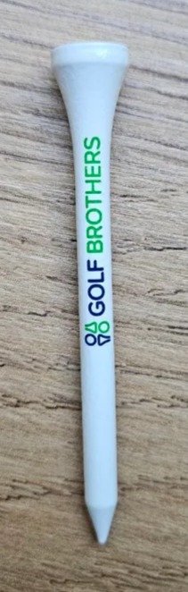 Golf Brothers Tees (bambus), bianco, 70mm, confezione da 50 pezzi
