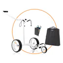 JuStar White Incl. scorecard holder and carry bag STAR-TC carrello elettrico, bianco