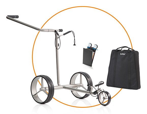 JuStar Silver carrello elettrico, stříbrná