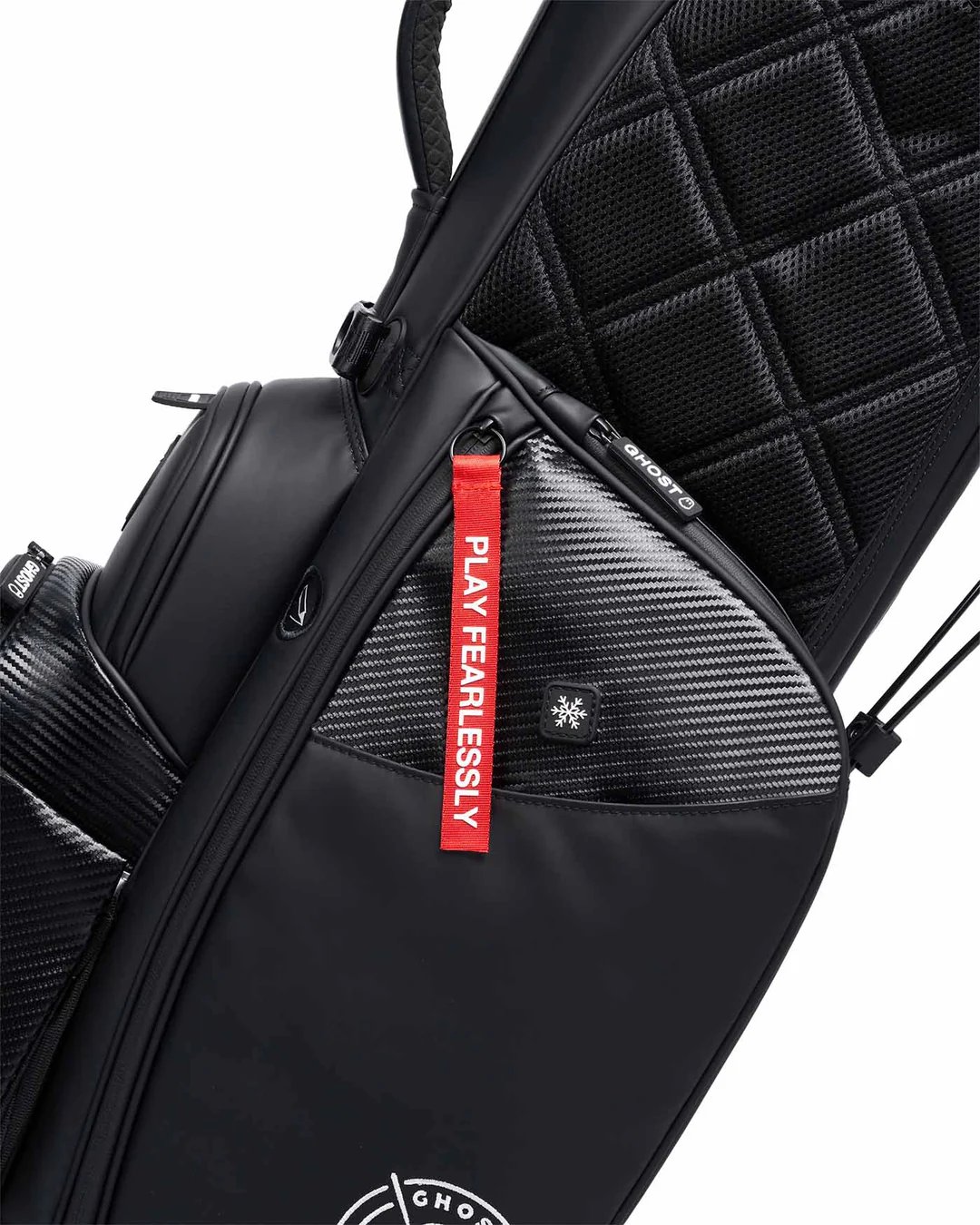 Ghost Golf Anyday Ronin stand bag 14-way, nero/cromo