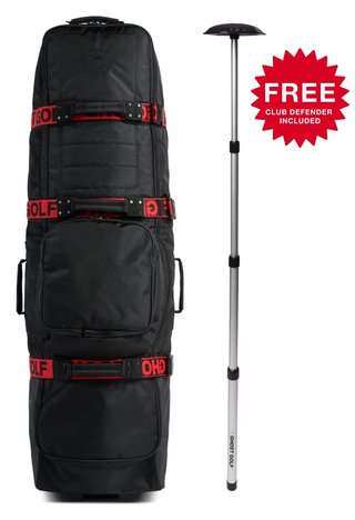 Ghost Golf Awol Club Pro travel bag, cinturino rosso
