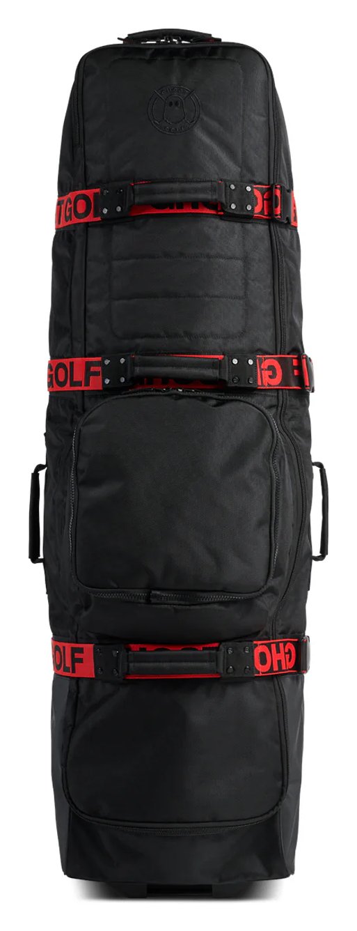 Ghost Golf Awol Club Pro travel bag, cinturino rosso