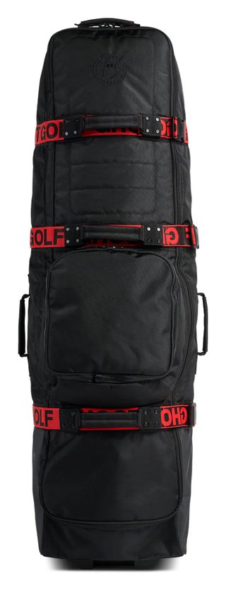 Ghost Golf Awol Club Pro travel bag, cinturino rosso