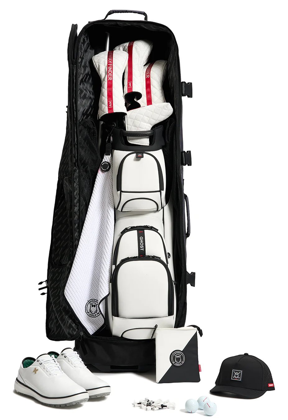 Ghost Golf Awol Club Pro travel bag, grigio