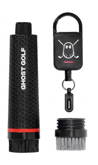 Ghost Golf Magnetic Golf Club & Shoe spazzola, nera