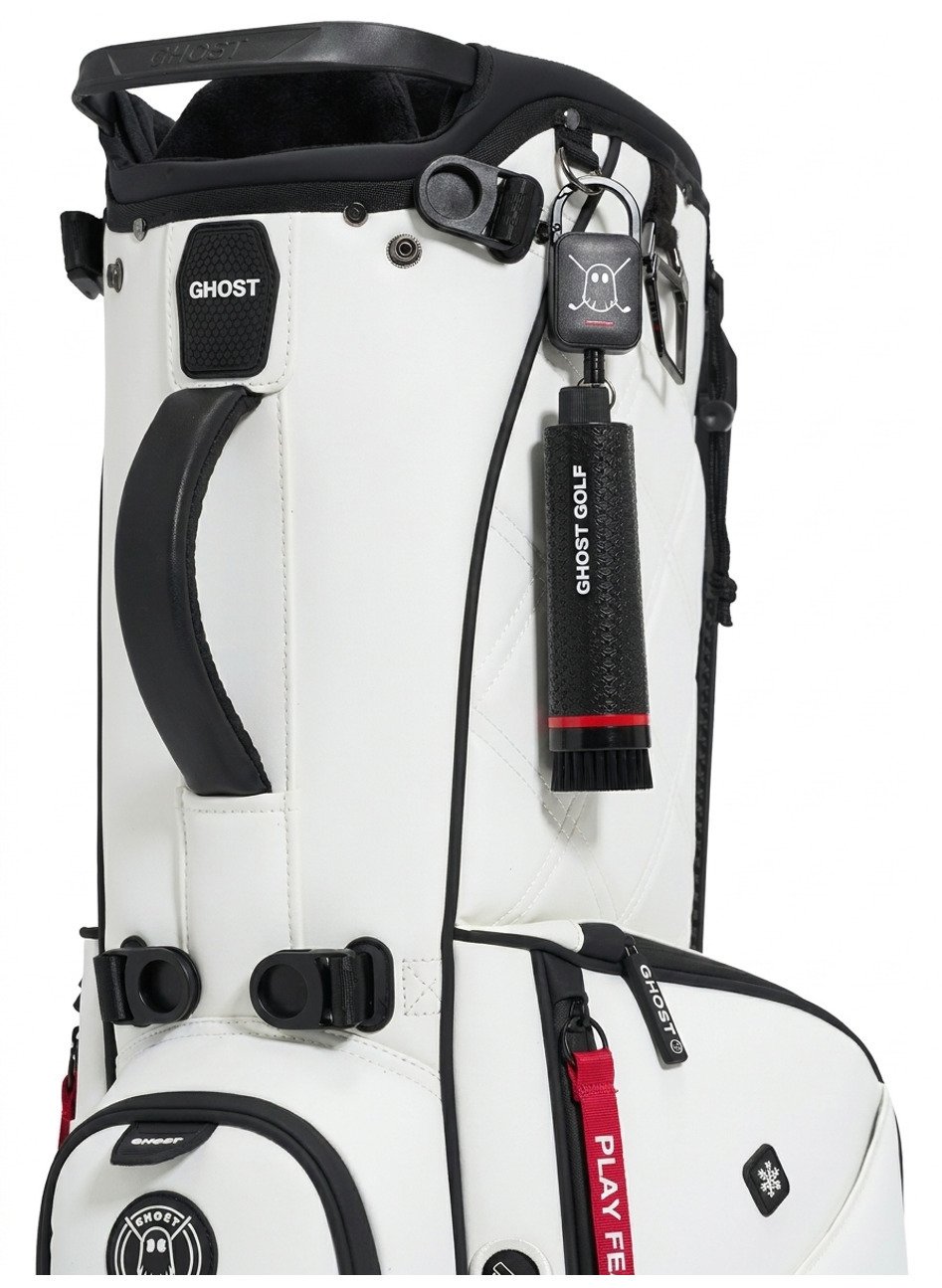 Ghost Golf Magnetic Golf Club & Shoe spazzola, nera