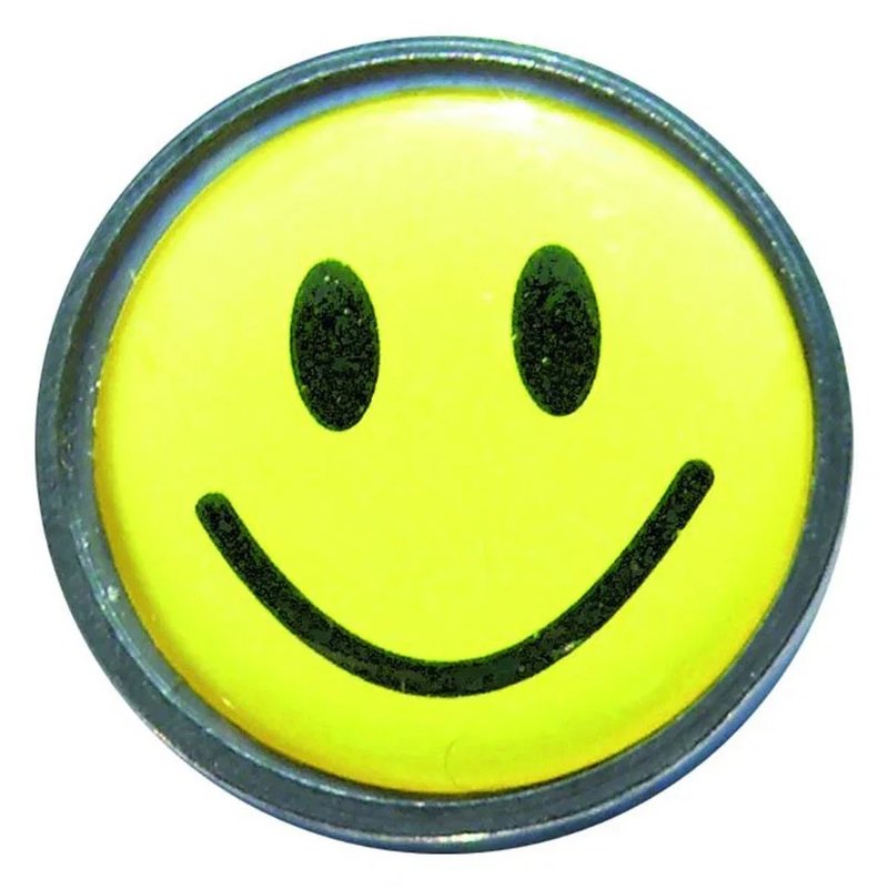Longridge Flat Ballmarker, giallo smiley