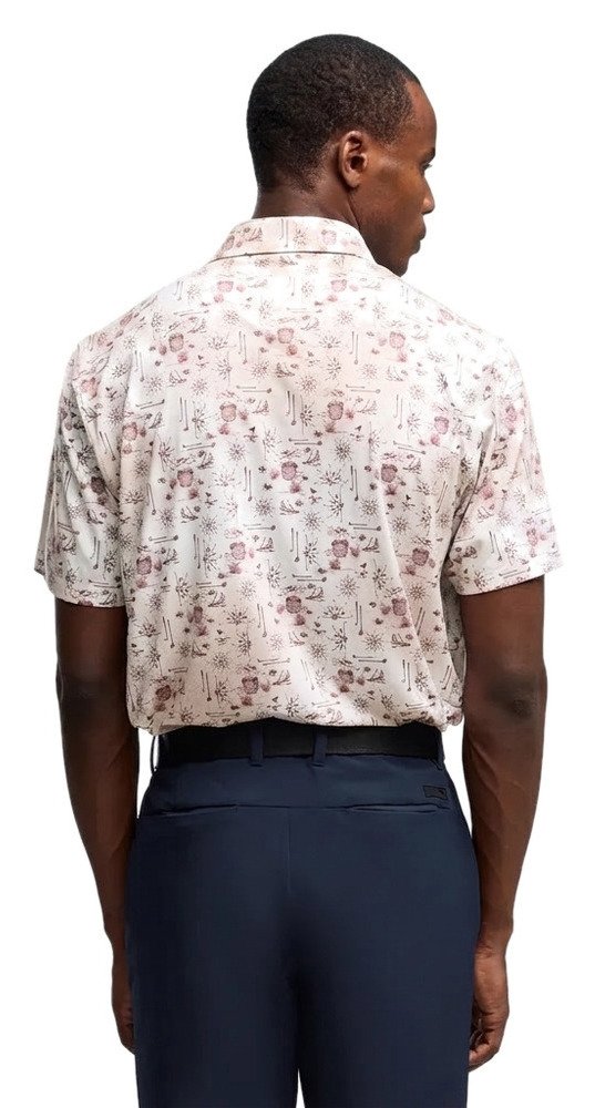 Puma Cloudspun Coastal Claret polo da uomo, birch