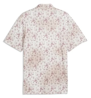 Puma Cloudspun Coastal Claret polo da uomo, birch