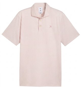 Puma X Arnold Palmer MATTR Geo polo da uomo, alpine snow/rose glow