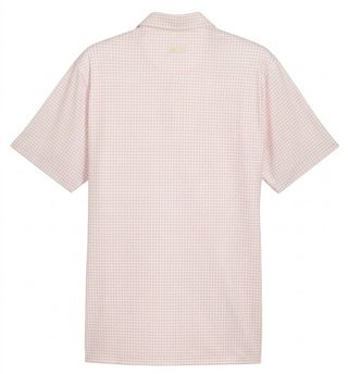 Puma X Arnold Palmer MATTR Geo polo da uomo, alpine snow/rose glow