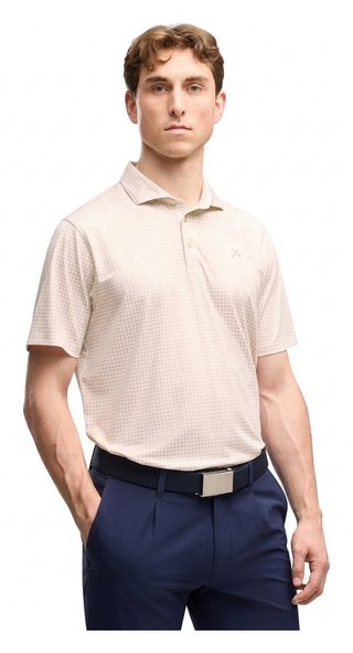 Puma X Arnold Palmer MATTR Geo polo da uomo, alpine snow/rose glow