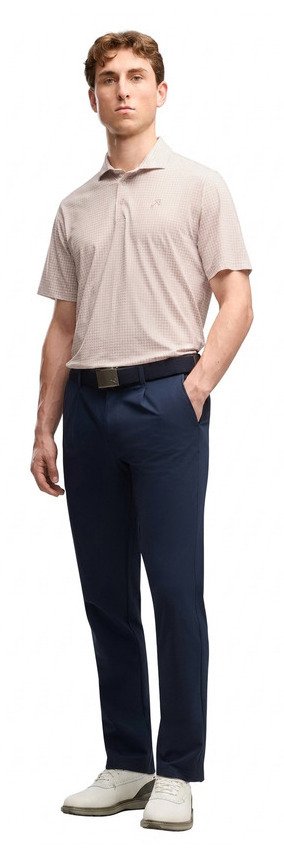 Puma X Arnold Palmer MATTR Geo polo da uomo, alpine snow/rose glow