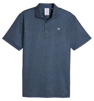 Puma X Arnold Palmer MATTR Geo polo da uomo, deep navy/lemon butter