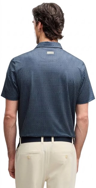Puma X Arnold Palmer MATTR Geo polo da uomo, deep navy/lemon butter