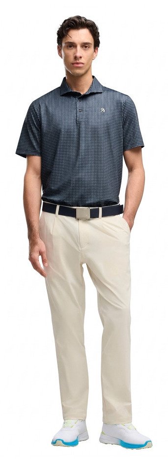 Puma X Arnold Palmer MATTR Geo polo da uomo, deep navy/lemon butter