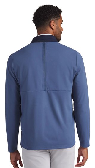 Puma Cloudspun Tech Hybrid 1/2-Zip felpa da uomo, deep navy