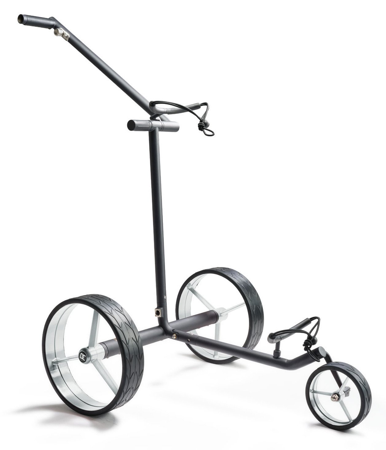 Davies Caddy Premium M Black carrello elettrico, nero
