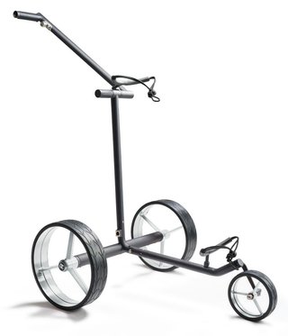 Davies Caddy Premium M Black carrello elettrico, nero