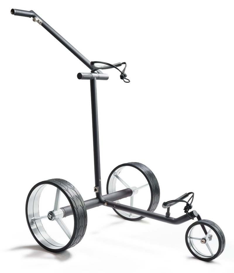 Davies Caddy Premium M Black carrello elettrico, nero